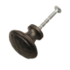 Good in Style Gietijzeren meubelknop 36 mm - hamerslag + ongelakt Good in Style Gietijzeren meubelknop 36 mm - hamerslag + ongelakt
