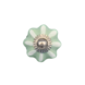 Good in Style Porseleinen meubelknop groen wit bloem - 30 MM Good in Style Porseleinen meubelknop groen wit bloem - 30 MM