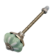 Good in Style Porseleinen meubelknop groen wit bloem - 30 MM Good in Style Porseleinen meubelknop groen wit bloem - 30 MM