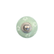 Good in Style Porseleinen meubelknop groen witte bloemetjes - 30 MM Good in Style Porseleinen meubelknop groen witte bloemetjes - 30 MM