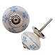 Good in Style Porseleinen meubelknop wit - blauwe bloemetjes Good in Style Porseleinen meubelknop wit - blauwe bloemetjes