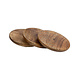 Gifts Amsterdam Onderzetters mango op pin-houder - 6 stuks Gifts Amsterdam Onderzetters mango op pin-houder - 6 stuks