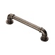 Fingertip Designs Buis handgreep rond in Pewter finish Fingertip Designs Buis handgreep rond in Pewter finish