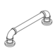 Fingertip Designs Buis handgreep rond in Pewter finish Fingertip Designs Buis handgreep rond in Pewter finish