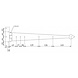 Good in Style Smeedijzeren scharnier punt 605mm Good in Style Smeedijzeren scharnier punt 605mm