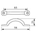 Good in Style Gietijzeren handgreep boog 100mm Good in Style Gietijzeren handgreep boog 100mm