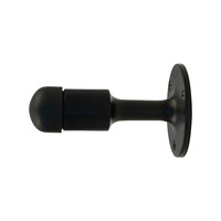 Deurstopper messing 97 mm - zwart gelakt