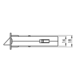 Eurospec Eenvoudig Loopslot 76mm Zwart Eurospec Eenvoudig Loopslot 76mm Zwart
