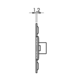 Eurospec Eenvoudig Loopslot 76mm Zwart Eurospec Eenvoudig Loopslot 76mm Zwart