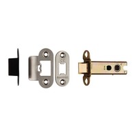 Eenvoudig loopslot links/rechts - zwaar geveerd. Messing/Rvs.