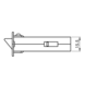 Eurospec Eenvoudig Loopslot 79mm Messing Eurospec Eenvoudig Loopslot 79mm Messing