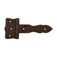 Gietijzeren scharnier zwart 130 x 57 mm