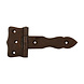 Good in Style Gietijzeren scharnier zwart 130 x 57 mm Good in Style Gietijzeren scharnier zwart 130 x 57 mm
