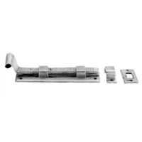 Smeedijzeren deurgrendel visstaart recht 150mm