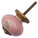 Good in Style Porseleinen meubelknop destroyed roze Good in Style Porseleinen meubelknop destroyed roze