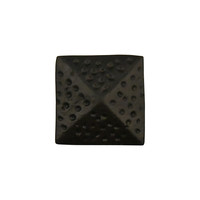 Gietijzeren meubelknop vierkant 34 x 34mm hamerslag
