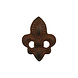 Good in Style Meubelknop Fleur-de-Lis roest van gietijzer Good in Style Meubelknop Fleur-de-Lis roest van gietijzer