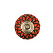 Good in Style Meubelknop 40 mm rood/zwart reliëf Good in Style Meubelknop 40 mm rood/zwart reliëf