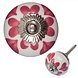 Good in Style Porseleinen meubelknop wit roze hartjes Good in Style Porseleinen meubelknop wit roze hartjes