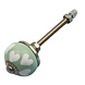 Good in Style Meubelknop 30mm porselein groen met witte hartjes Good in Style Meubelknop 30mm porselein groen met witte hartjes