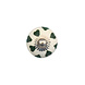 Good in Style Meubelknop 30mm wit met groene hartjes Good in Style Meubelknop 30mm wit met groene hartjes