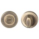 Serozzetta Badkamersluiting | rond | antiek messing Serozzetta Badkamersluiting | rond | antiek messing