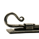Good in Style Smeedijzeren deurgrendel 160mm 'Haak' recht - Pewter (tin-effect) Good in Style Smeedijzeren deurgrendel 160mm 'Haak' recht - Pewter (tin-effect)