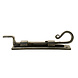Good in Style Smeedijzeren deurgrendel 185mm 'Haak' gebogen - Pewter (tin-effect) Good in Style Smeedijzeren deurgrendel 185mm 'Haak' gebogen - Pewter (tin-effect)