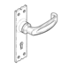 Ludlow Foundries Gietijzeren deurkruk op schild - sleutelgat - Slimline Ludlow Foundries Gietijzeren deurkruk op schild - sleutelgat - Slimline