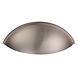 Fingertip Designs Komgreep 86x27x25 mm satijn nikkel Fingertip Designs Komgreep 86x27x25 mm satijn nikkel