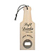 Gifts Amsterdam Flesopener 20x7x1cm houten flesje met opdruk. Gifts Amsterdam Flesopener 20x7x1cm houten flesje met opdruk.