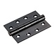 Carlisle Brass Bladscharnier 102 x 76mm - zwarte poedercoating, per paar Carlisle Brass Bladscharnier 102 x 76mm - zwarte poedercoating, per paar