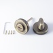 Serozzetta Badkamersluiting | rond | antiek messing Serozzetta Badkamersluiting | rond | antiek messing