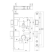 Intersteel Cilinder dag- en nachtslot 55mm zwart gelakt voor binnendeuren Intersteel Cilinder dag- en nachtslot 55mm zwart gelakt voor binnendeuren