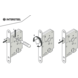 Intersteel Woningbouw cilinder kastslot 55mm zwart gelakt Intersteel Woningbouw cilinder kastslot 55mm zwart gelakt