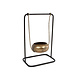 Gifts Amsterdam Theelichthouder "Kyan" zwart/goud metaal 14x10x22cm Gifts Amsterdam Theelichthouder "Kyan" zwart/goud metaal 14x10x22cm