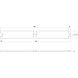 Intersteel Tussenrail 45cm in antiek finish Intersteel Tussenrail 45cm in antiek finish