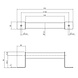 Intersteel Ronde handgreep 19,5cm in antiek finish Intersteel Ronde handgreep 19,5cm in antiek finish