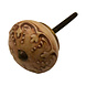 Porseleinen knop 40mm Flora CK7157 zandsteen bruin Porseleinen knop 40mm Flora CK7157 zandsteen bruin