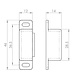 Fingertip Designs Magneetsnapper zwart 46x14,5x14mm, 6 kg Fingertip Designs Magneetsnapper zwart 46x14,5x14mm, 6 kg