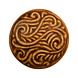 Good in Style Porseleinen knop 42mm Jungle Vibe bruin Good in Style Porseleinen knop 42mm Jungle Vibe bruin