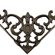 Good in Style Gietijzeren plankdrager 230x230mm Fleur-de-Lis blank gelakt Good in Style Gietijzeren plankdrager 230x230mm Fleur-de-Lis blank gelakt