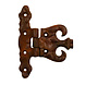 Good in Style Gietijzeren scharnier krul - 86x108mm roest Good in Style Gietijzeren scharnier krul - 86x108mm roest