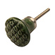 Porseleinen knop 38mm Boho vintage groen Porseleinen knop 38mm Boho vintage groen