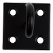 Good in Style Haak op plaat 51x51x63mm zwartgelakt Good in Style Haak op plaat 51x51x63mm zwartgelakt