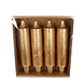Gifts Amsterdam Tafelkaars X4 "Arcadian" metalic goud 3x3x15cm Gifts Amsterdam Tafelkaars X4 "Arcadian" metalic goud 3x3x15cm