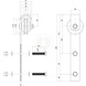 Intersteel Set van 2 hangrollen basic antiek finish Intersteel Set van 2 hangrollen basic antiek finish