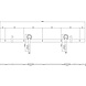 Intersteel Schuifdeursysteem 2 meter staal | Roestvast staal | geborsteld Intersteel Schuifdeursysteem 2 meter staal | Roestvast staal | geborsteld