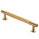 Fingertip Designs Handgreep gerimpeld 128mm | massief messing | satijn Fingertip Designs Handgreep gerimpeld 128mm | massief messing | satijn