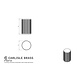Fingertip Designs Kastknop "Lines" | massief messing | satijn messing Fingertip Designs Kastknop "Lines" | massief messing | satijn messing